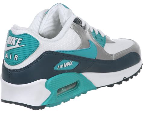 nike air max 90 w schuhe weiß silber türkis|Air Max 90 preisliste.